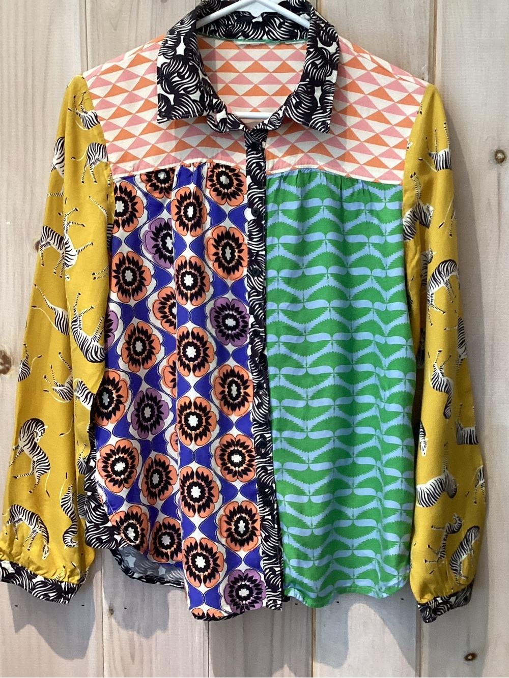 Anthropologie Maeve Paz button down Shirt - Picture 2 of 5